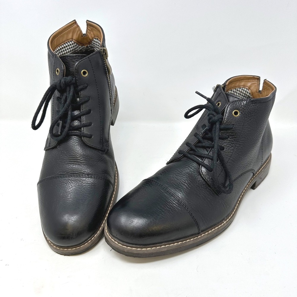 Aston Grey Ybiawen Cap Toe‎ Dress Boots Black Size 9